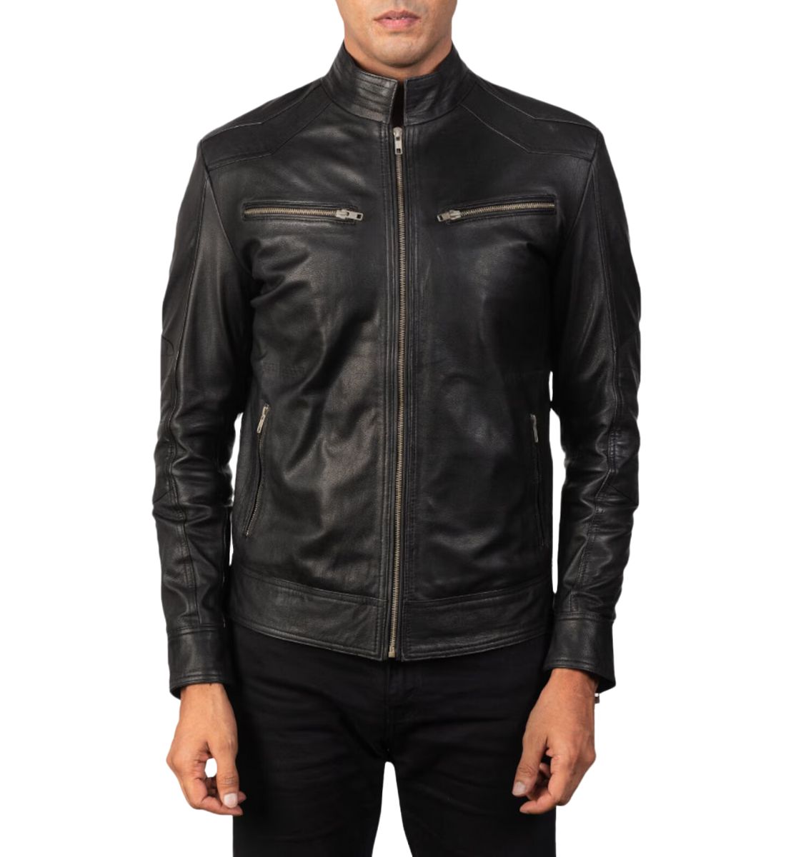 Urban Rider's Black Zippered Jacket