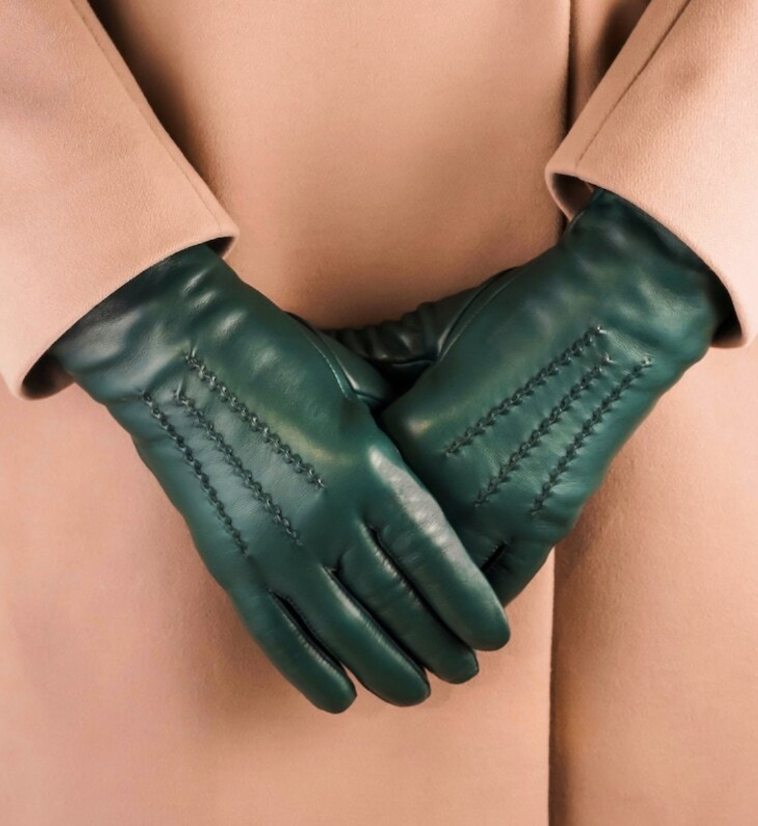 Luxurious Cashmere-Lined Leather Gloves for All: Unisex and Women's Styles